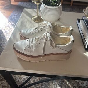 Dolce Vita White Platform Sneakers